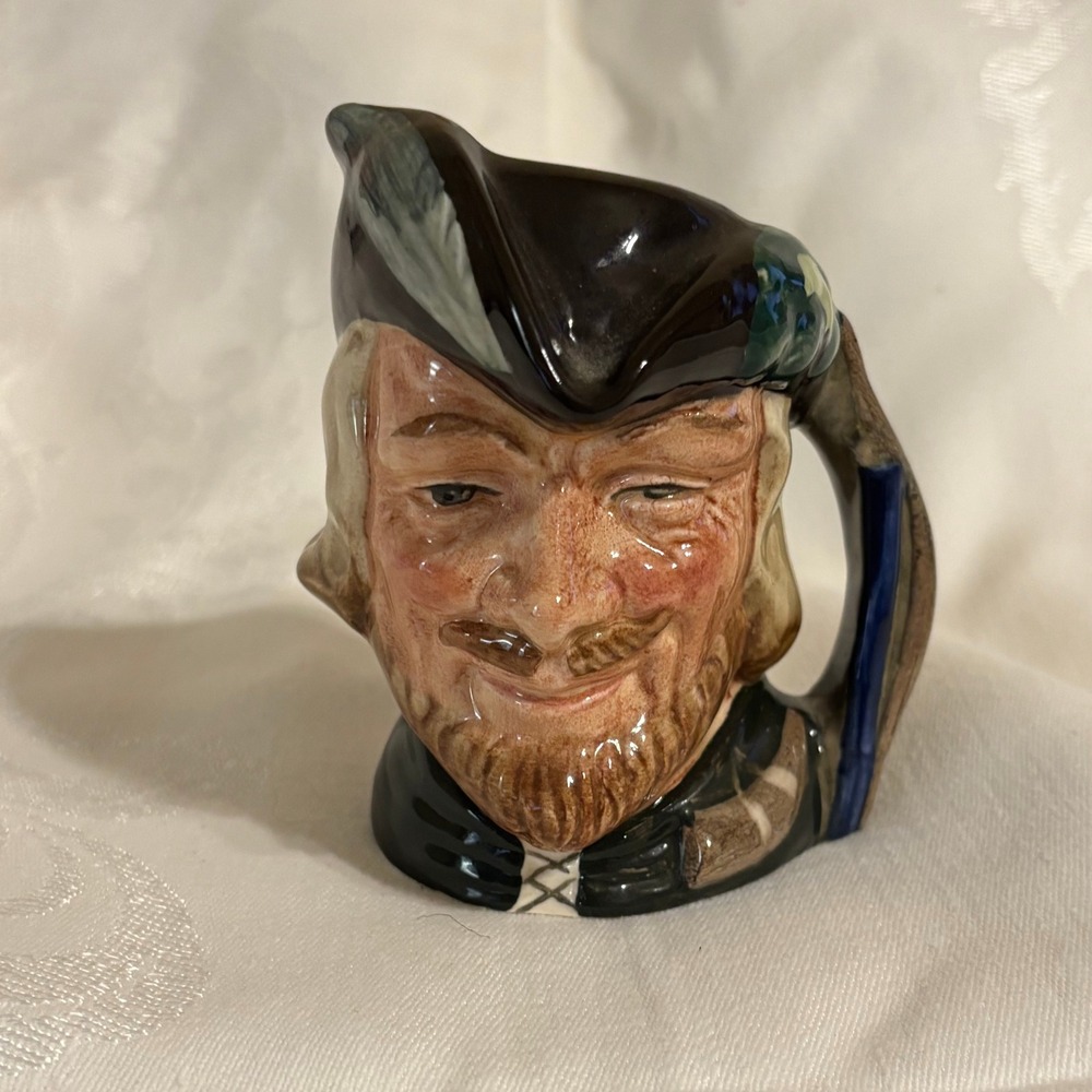 Royal Doulton Robin Hood Character Jug D6534 4" Toby Mug 1959 England